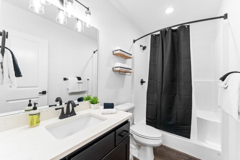 Your cozy upstairs hideaway—sleep well and rise refreshed.