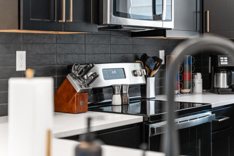 Cook up memories in the fully stocked kitchen—it has everything you need!