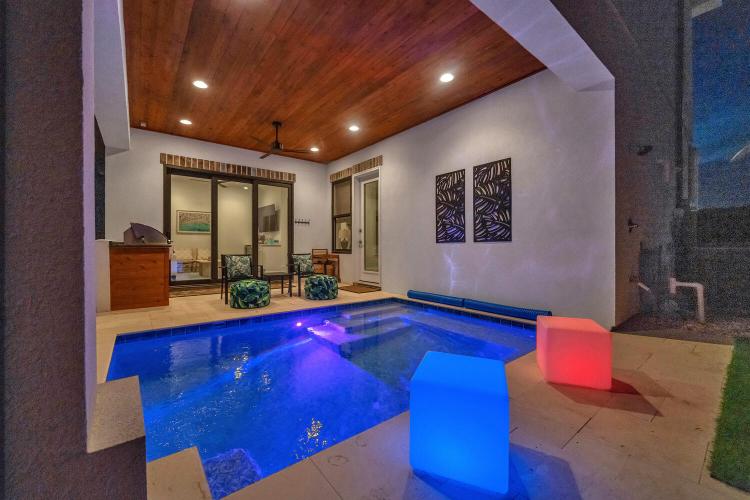 Rain or shine, the fun doesn’t stop—relax poolside, fire up the grill, or enjoy a meal under the covered patio!