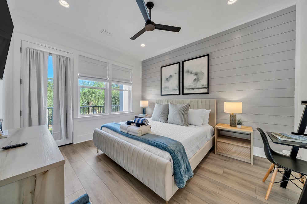 Step right out from the master suite onto the balcony—perfect for your morning coffee or evening breeze.