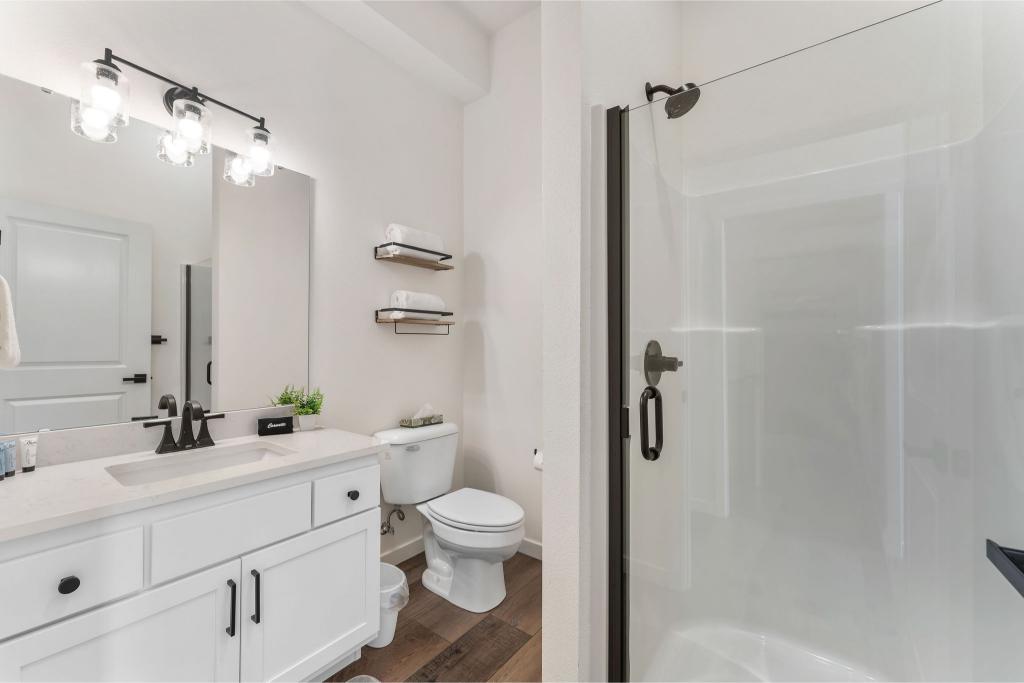 Your own bathroom just steps from your bed—perfect for pampering and convenience.