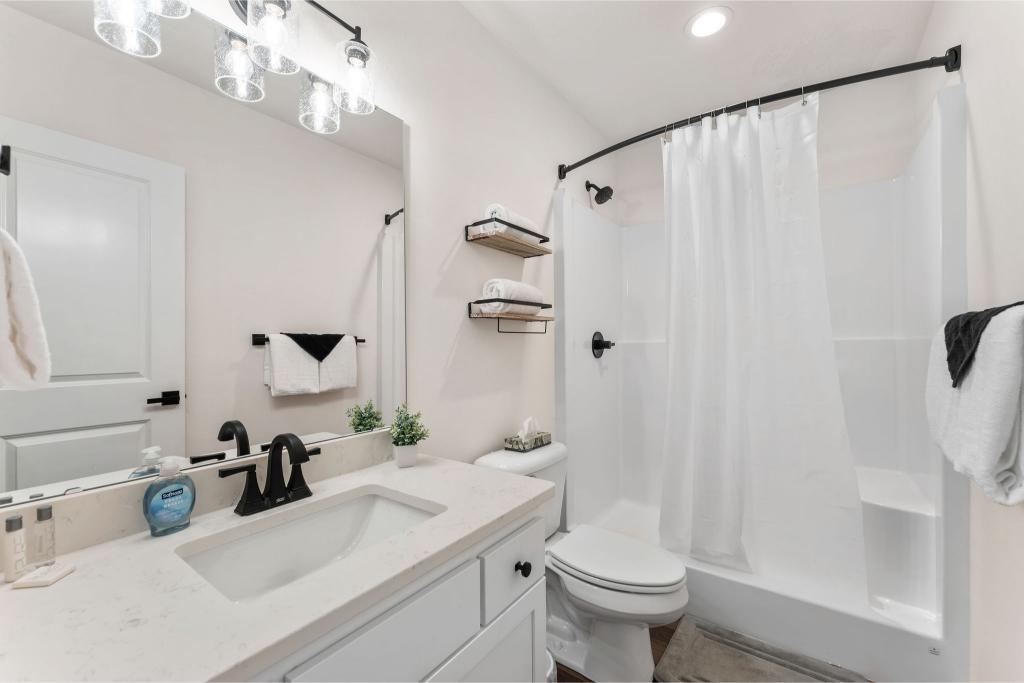 Your own bathroom just steps from your bed—perfect for pampering and convenience.