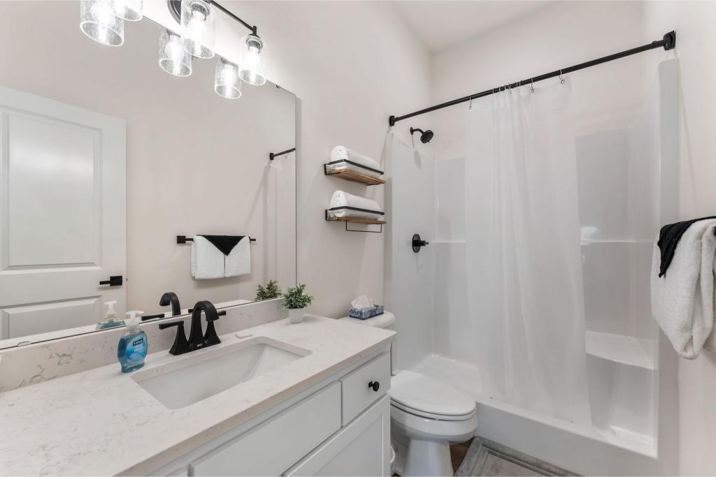 No lines for the bathroom here—your ensuite offers comfort and ease just for you.