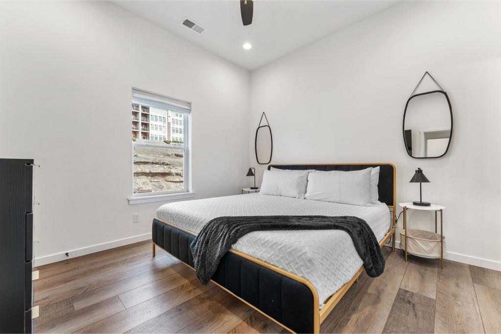 Drift off in a king bed and start your mornings with your own bathroom right nearby.
