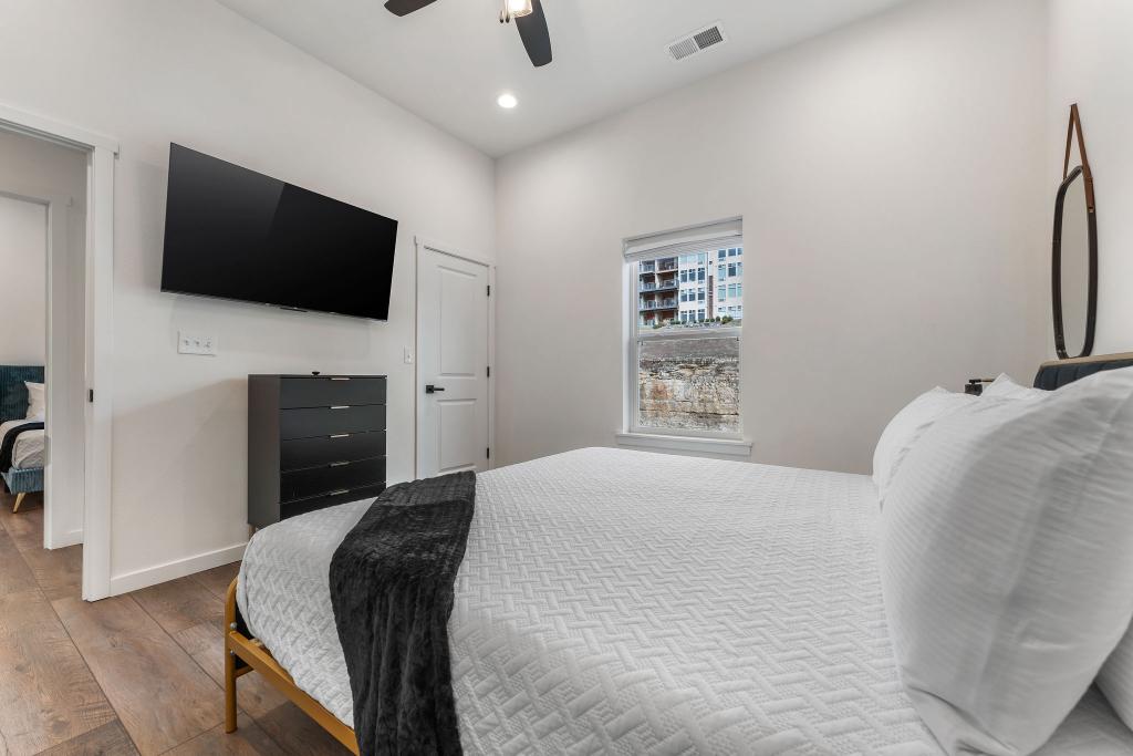 Kick back in bed with your favorite streaming shows—no need to leave the room!