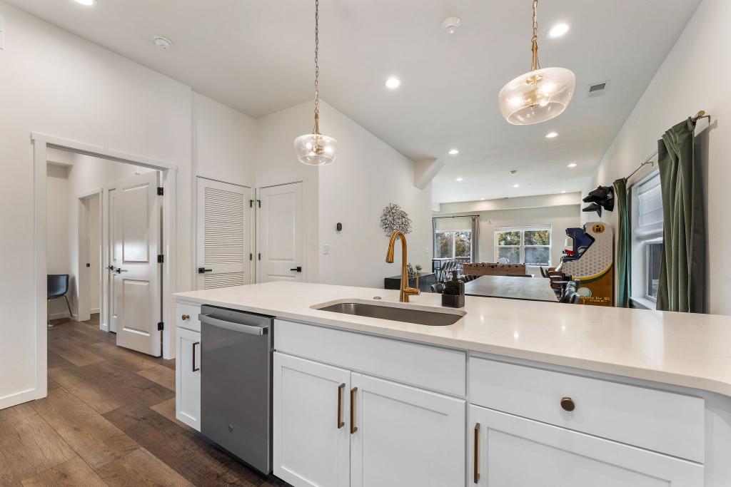 Everything in sight and steps away—perfect for staying close to the fun and the snacks!