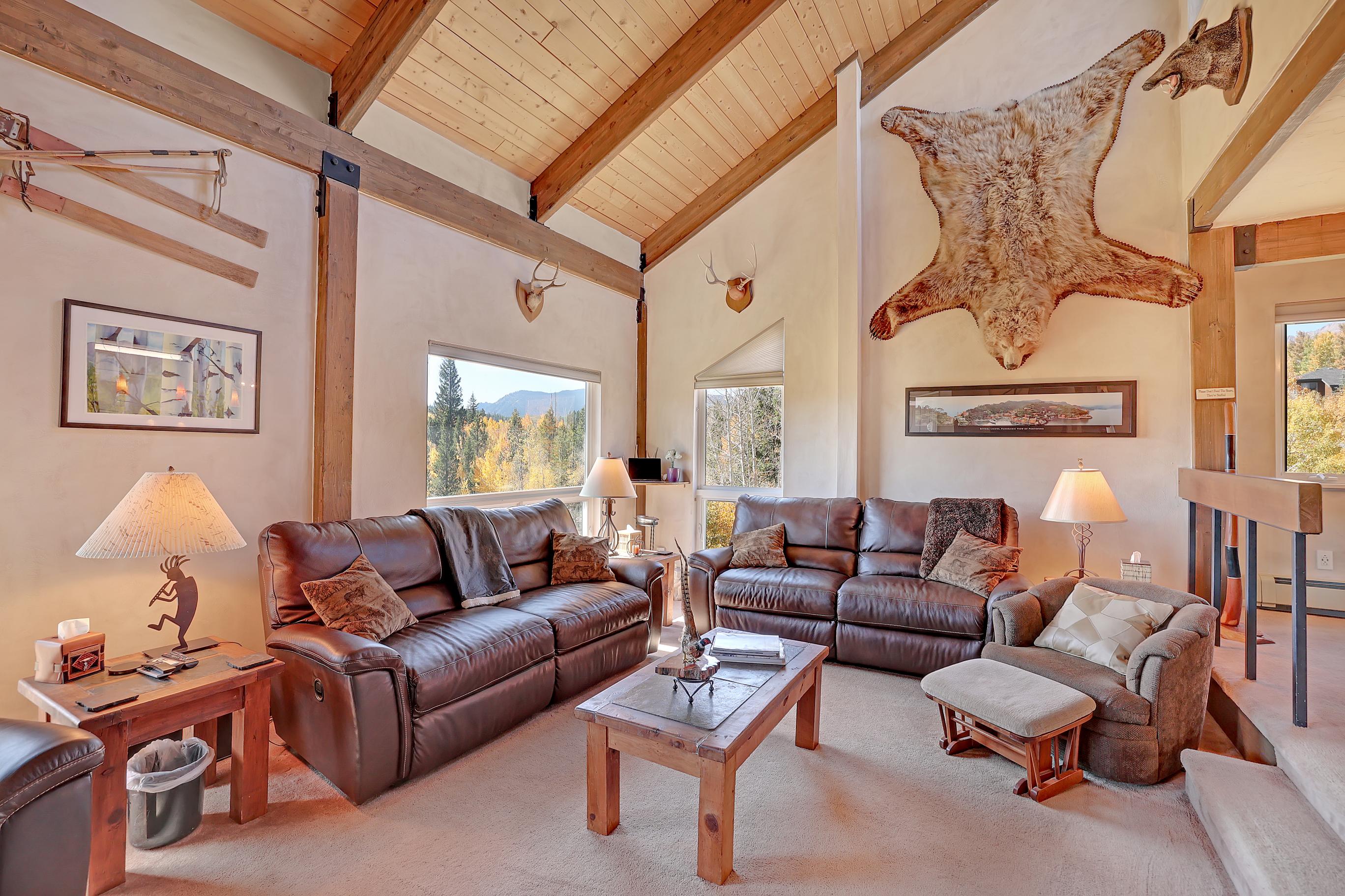 Get the ultimate mountain lodge feeling!
