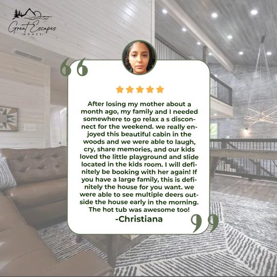 Don’t just take our word for it—see why families love Branching Out through reviews full of happy memories and five-star stays!