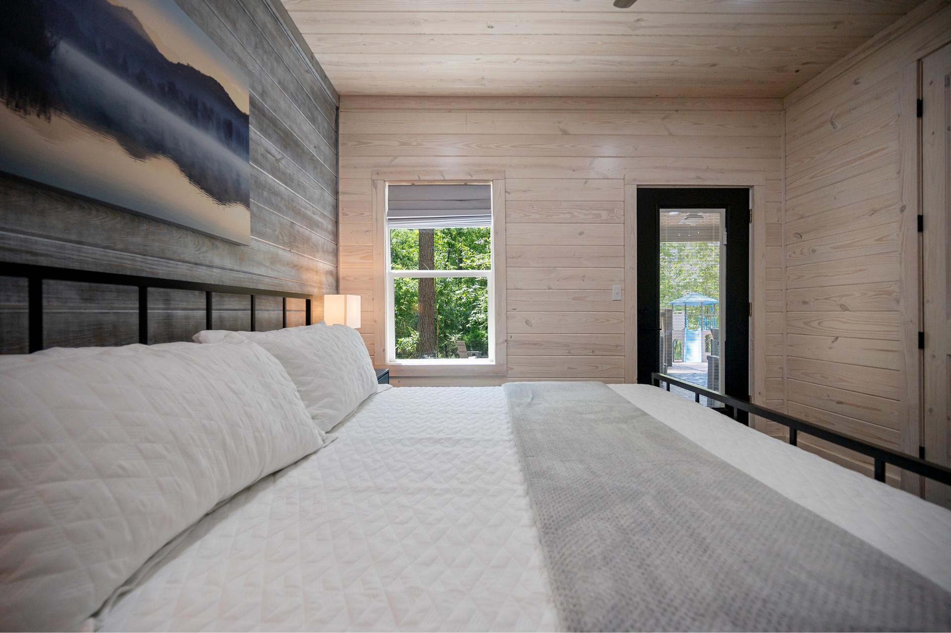 Enjoy calming scenes of nature from the cozy indoors—perfect for peaceful mornings or quiet afternoons.