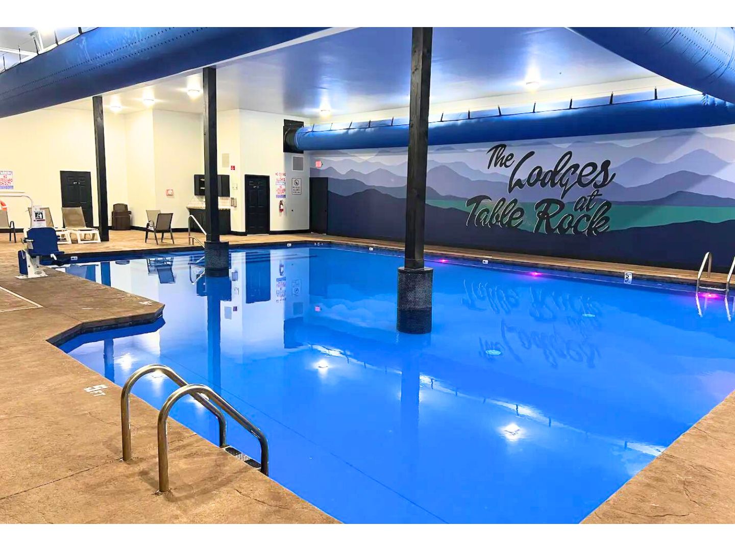 Rain or shine, your crew can splash all day in the cozy indoor pool—fun no matter the season!