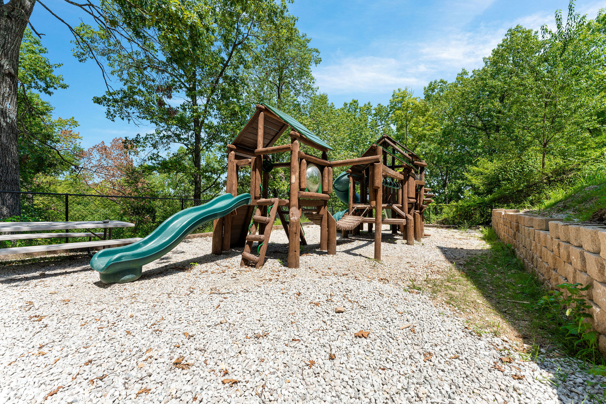 Let the kids run wild—the community playground is packed with fun!