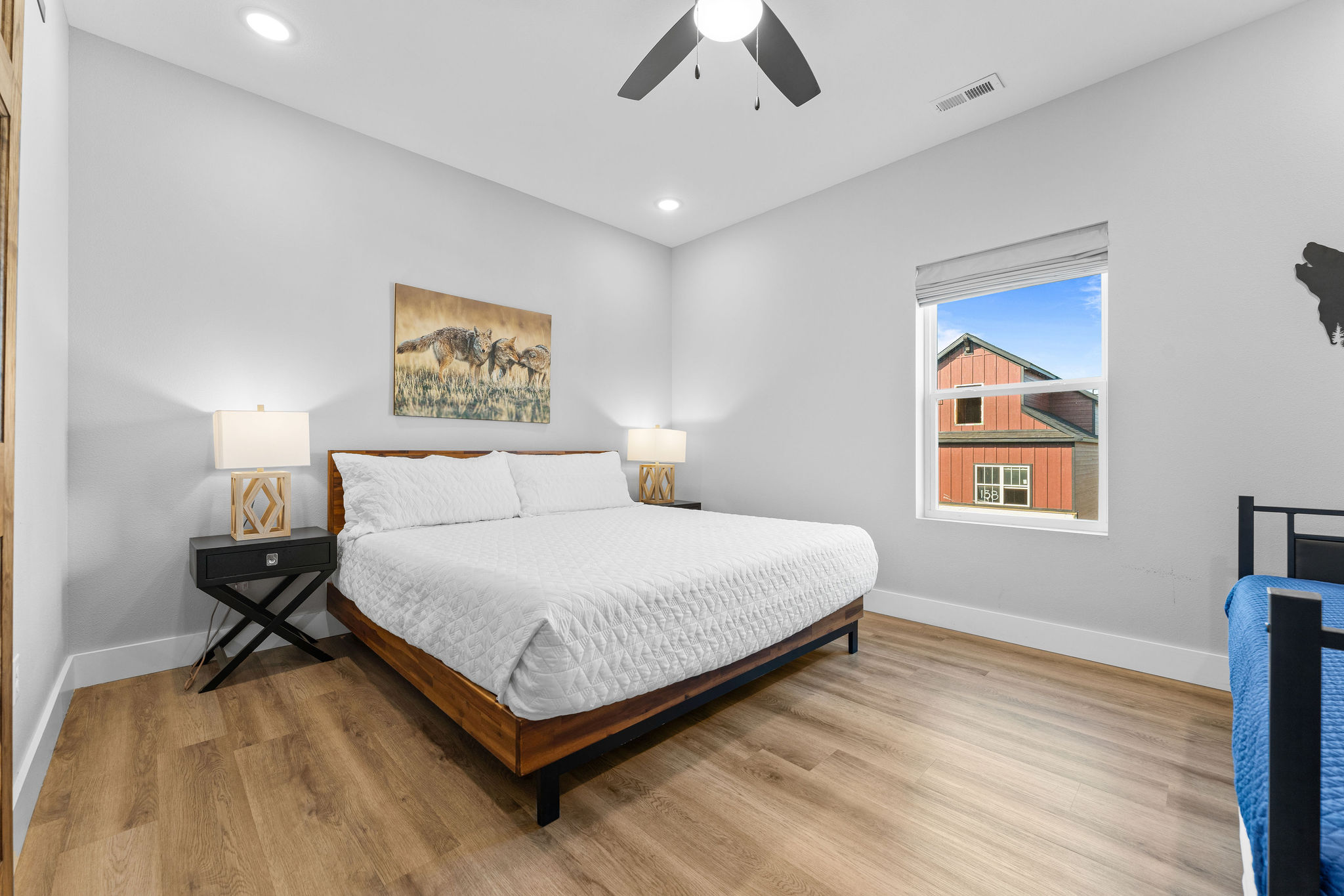 Plenty of space for kids and parents with this king room + twin trundle!