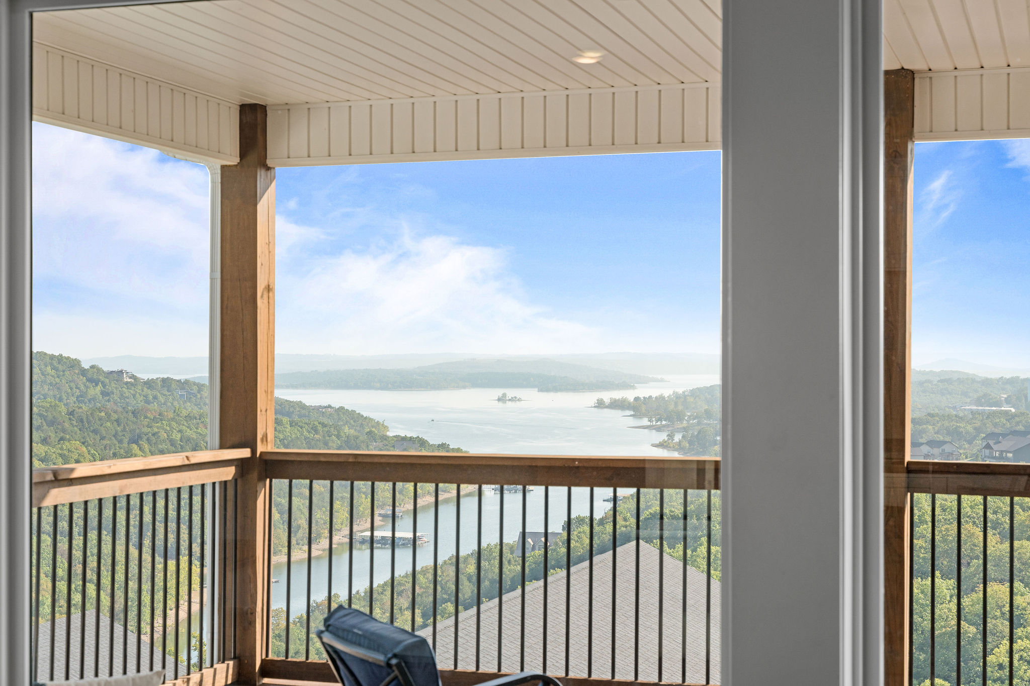 Take in stunning Table Rock Lake views from two spacious decks.
