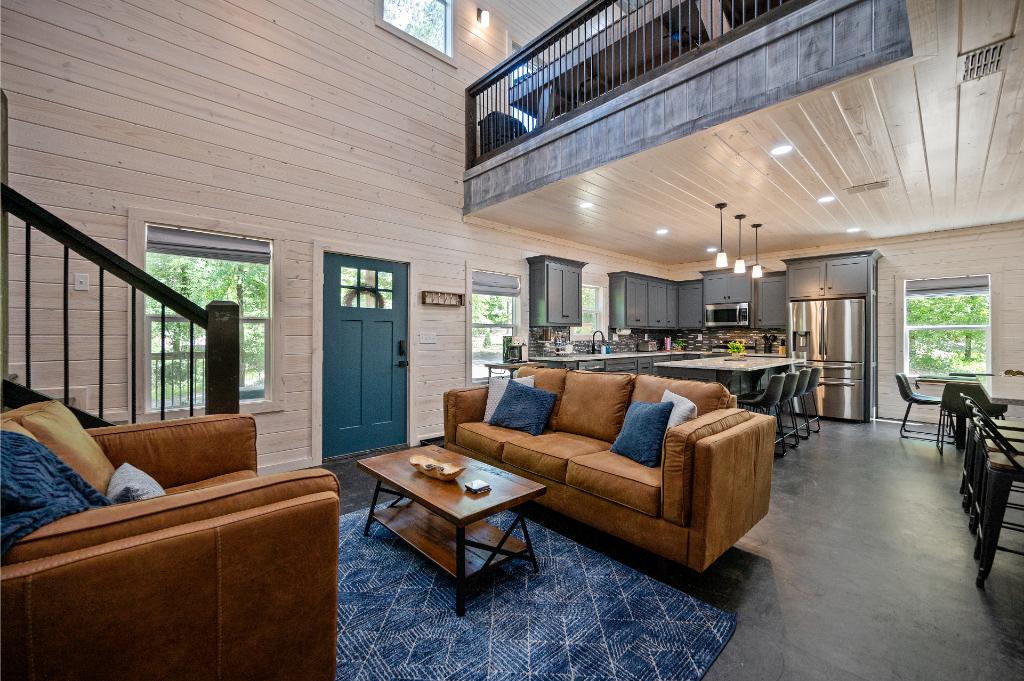 Dining and gathering space suitable for meals and group activities.