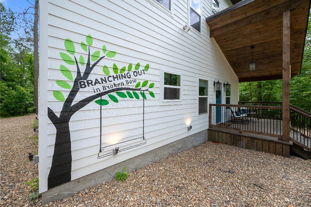 Snap a photo before you leave. This mural is a favorite spot for capturing your stay.