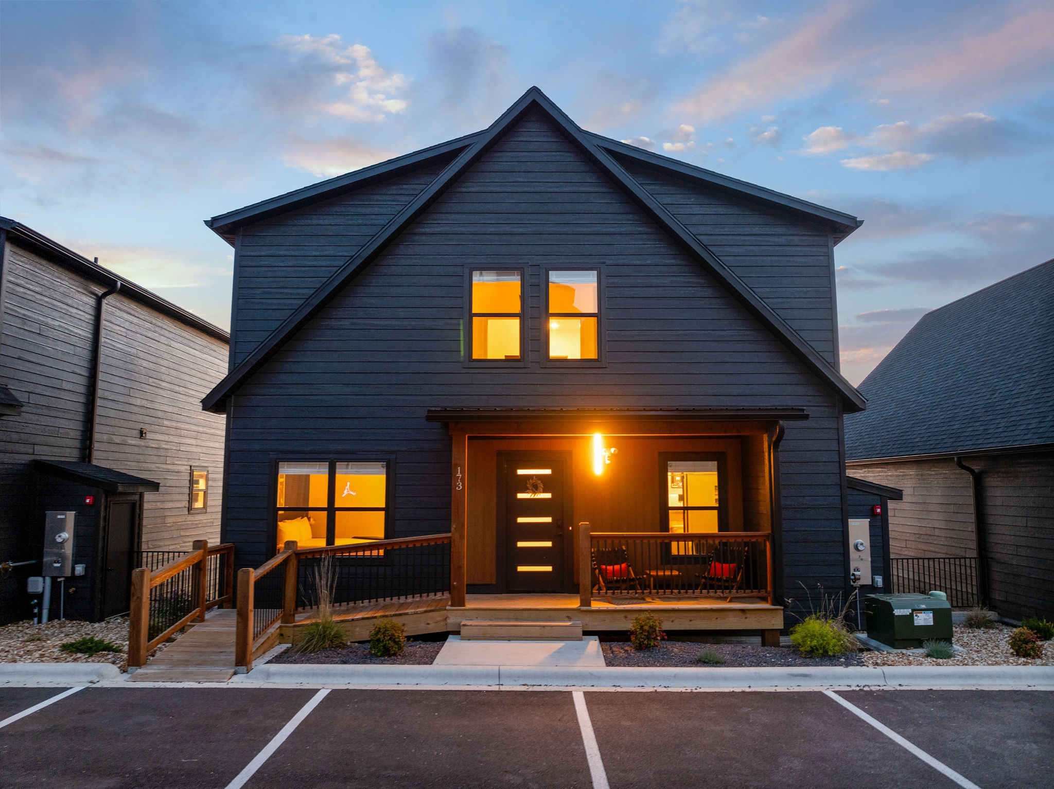 Welcome to The Branson GOAT! Ramp access and wide front doorway welcomes everyone in.