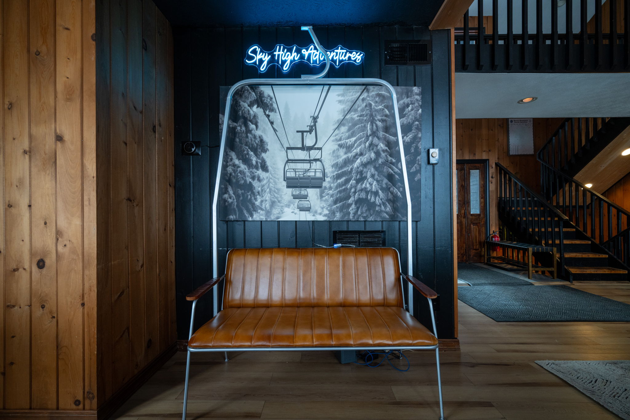 Your very own chair lift right inside the home! Sky High Adventures is packed with fun touches like this