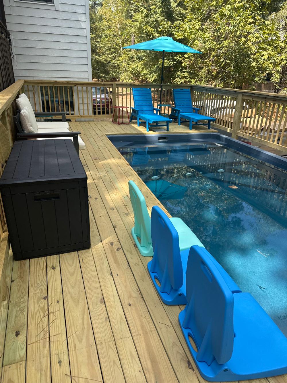 Heated pool