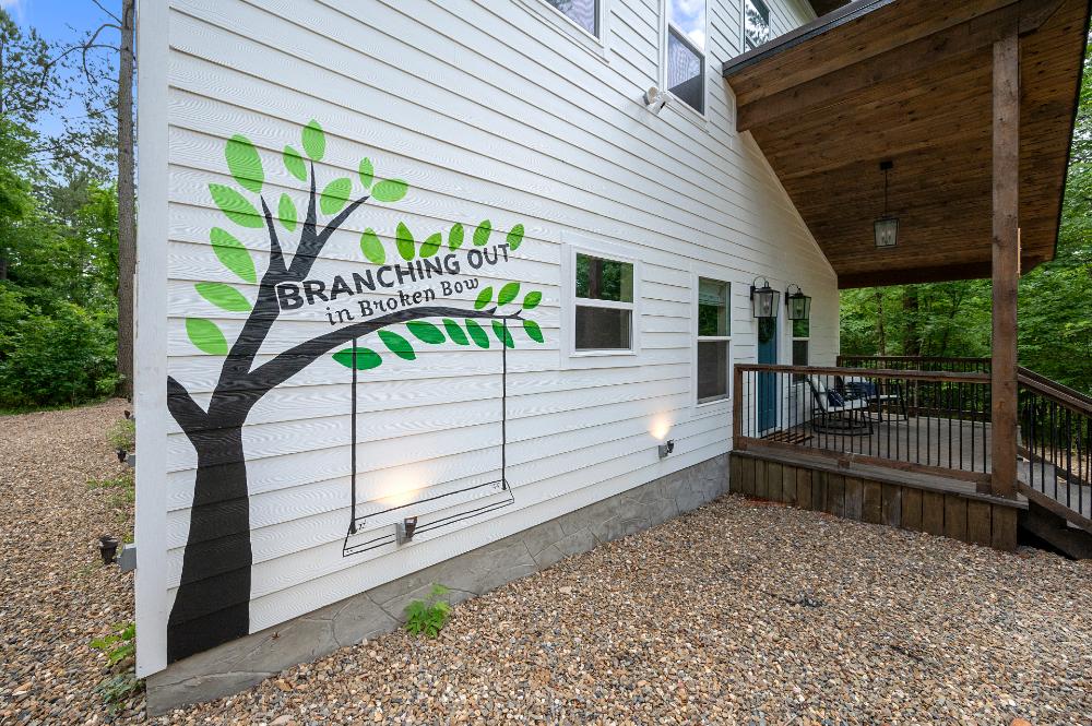 Snap a photo before you leave. This mural is a favorite spot for capturing your stay.