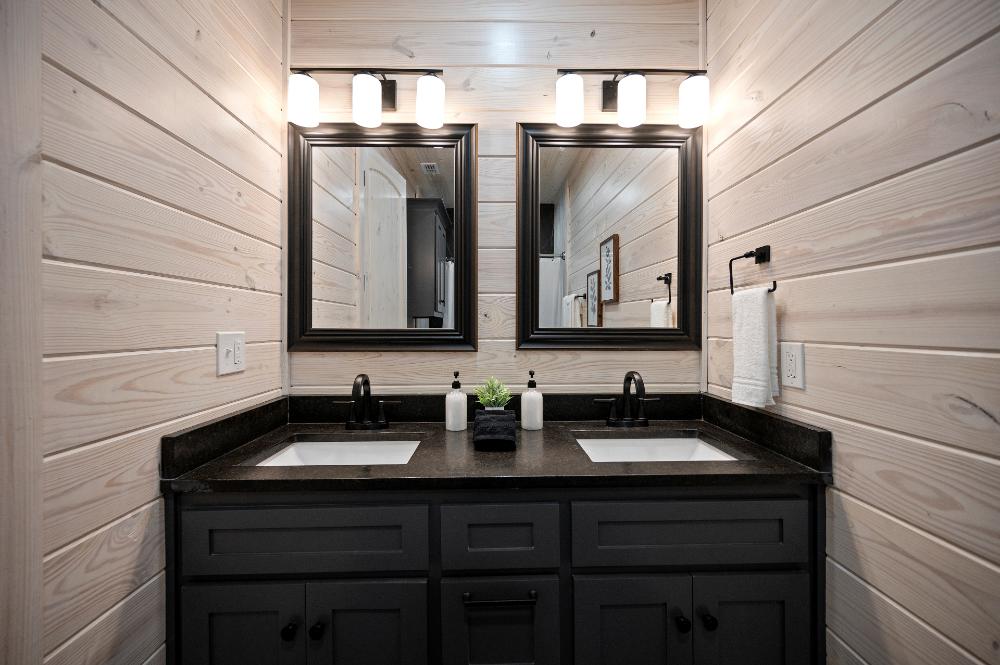 Your private retreat awaits in this spacious king suite with an ensuite bathroom and double vanity.