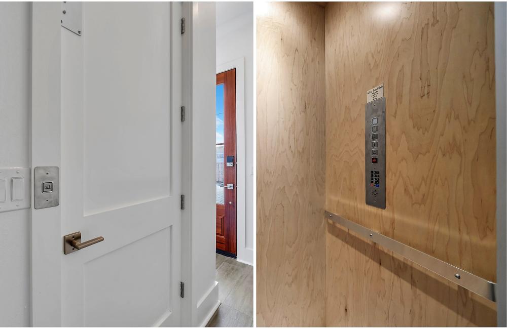 Skip the stairs! The in-home elevator makes it easy to move between floors—especially with bags or beach gear in tow.