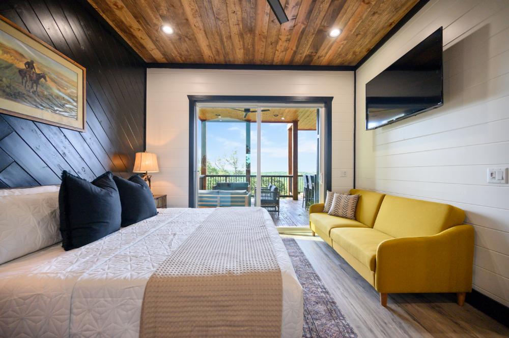 Bring everyone. This suite has a sleeper sofa ready for the overflow so nobody ends up on the floor.