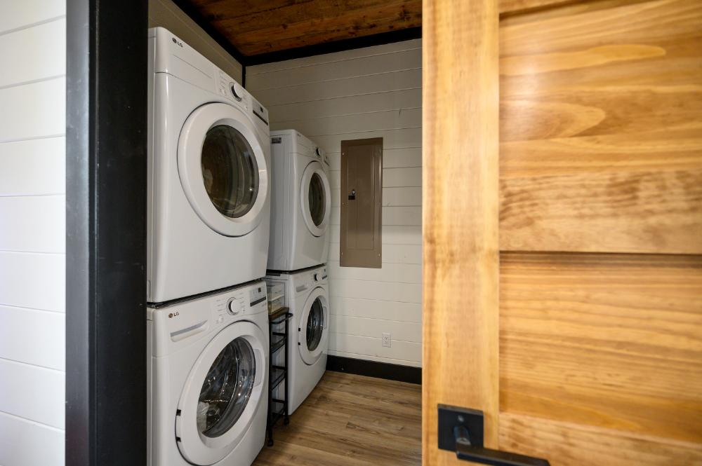 In-unit laundry that actually works well. Pack less, stay longer, and keep things fresh without leaving the property.