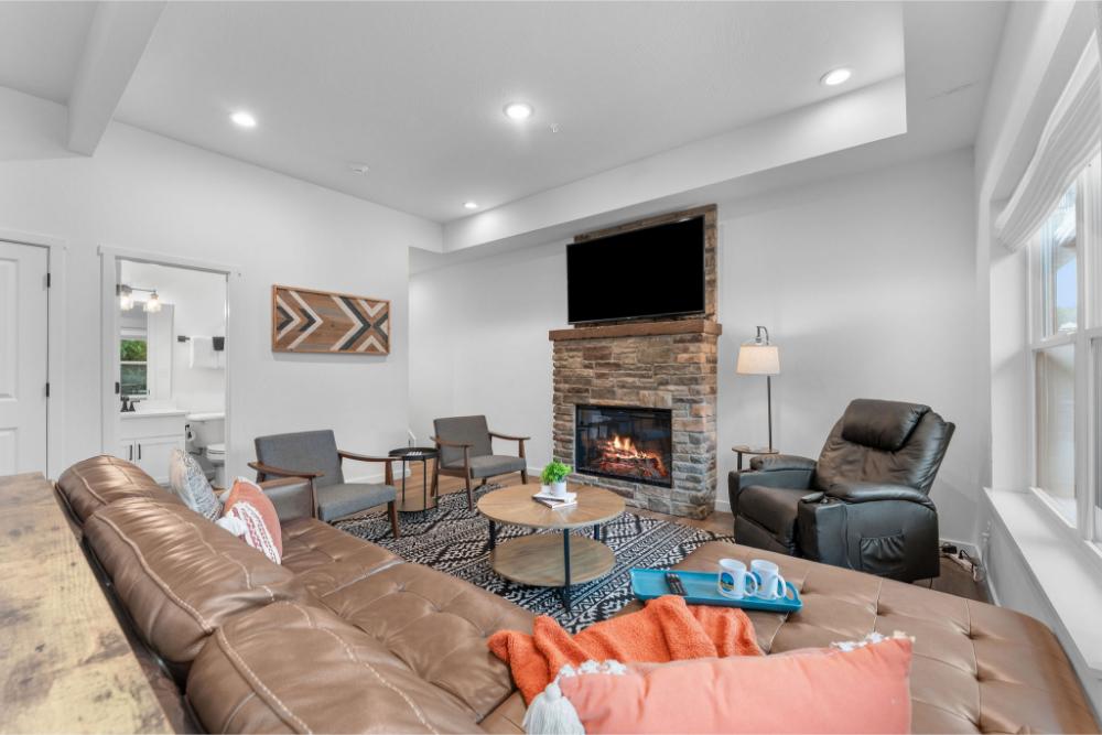 Lean back, press a button, and let the massage recliner do the rest. After a full day of lake fun, this is exactly what you will want.
