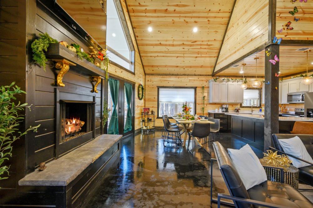 Whether cooking, chatting, or relaxing, this open space keeps everyone together and part of the moment.