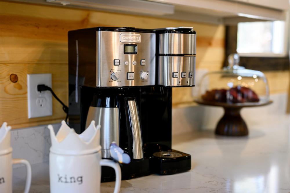 Start your day with fresh coffee or wind down in the evening with everything you need right at your fingertips.