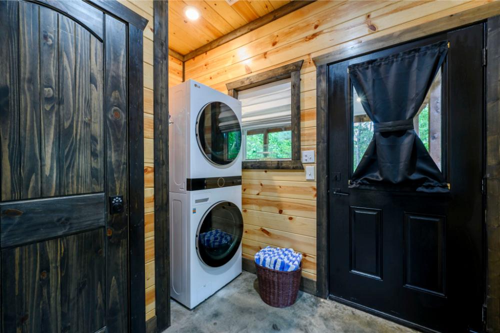 Washer and dryer available for guest use.