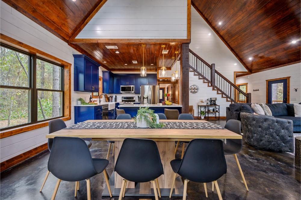 From pancakes to poker night, this cozy dining nook is where everyone will want to hang out. 