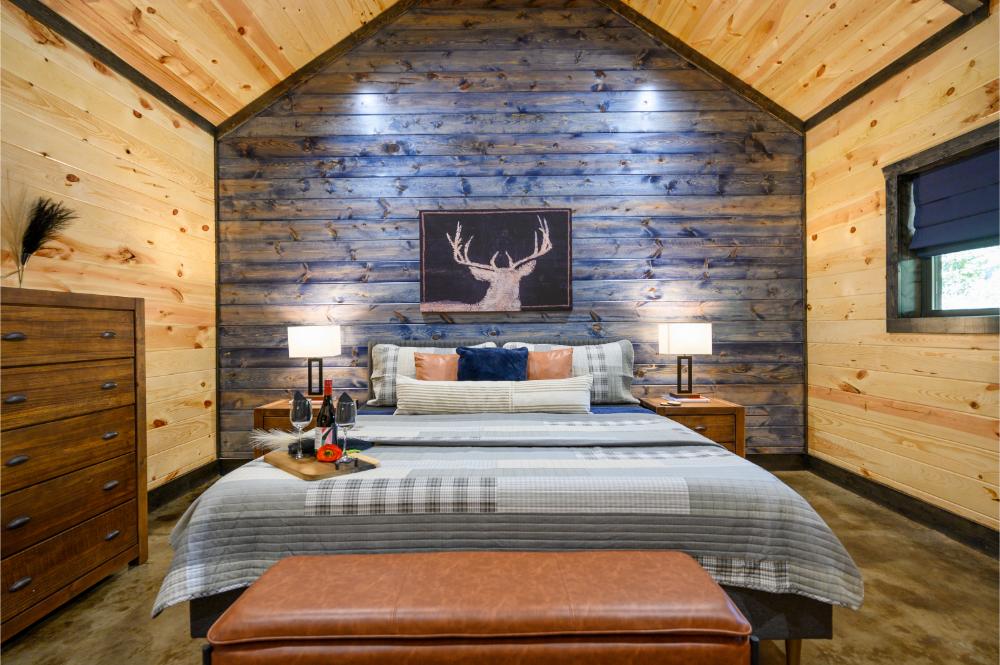 Stretch out in the serene master bedroom—plenty of space to lounge, nap, or sip morning coffee. 