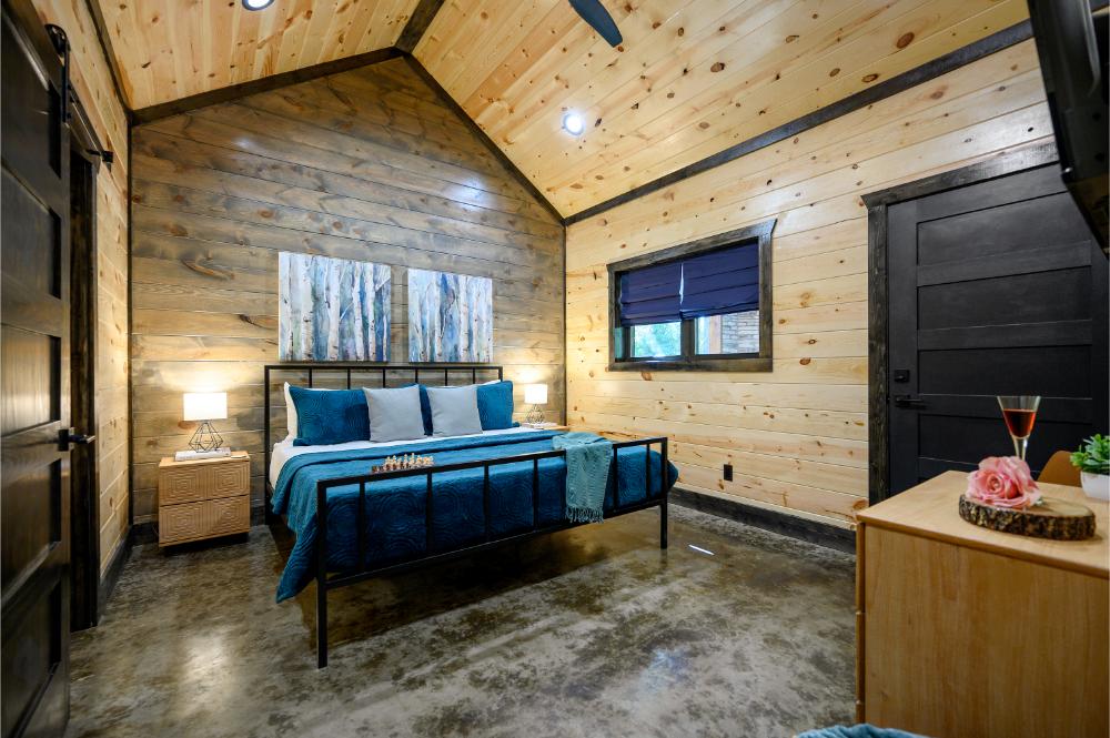 Enjoy cozy comfort and extra privacy with a king bed and your own bathroom just steps away. 