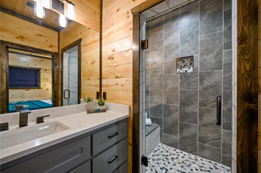 Freshen up in style—every ensuite bathroom includes its own luxury tiled shower 