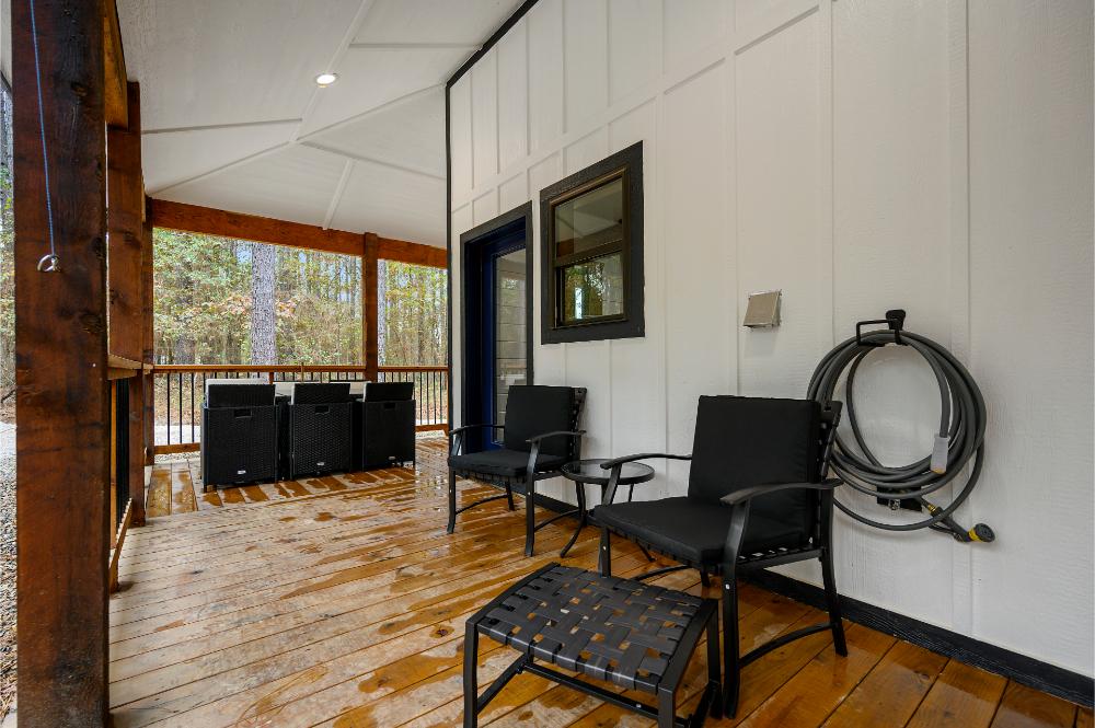 These decks offer plenty of space to gather for meals or relax with drinks outdoors.