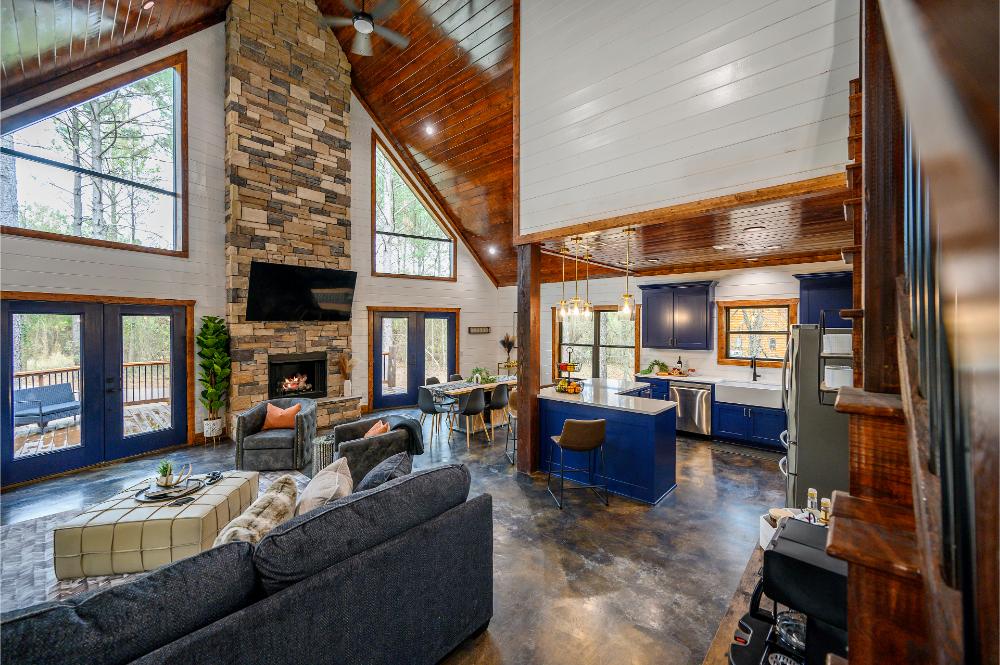 A comfortable space to spend time together, whether you are watching movies or just relaxing.
